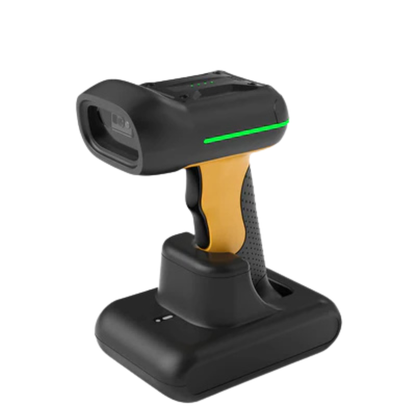 Inateck 1D 2D QR Wireless Barcode Scanner with Charging Dock IP67 2600mAh Battery Smart AI Support 100m Transmission Range