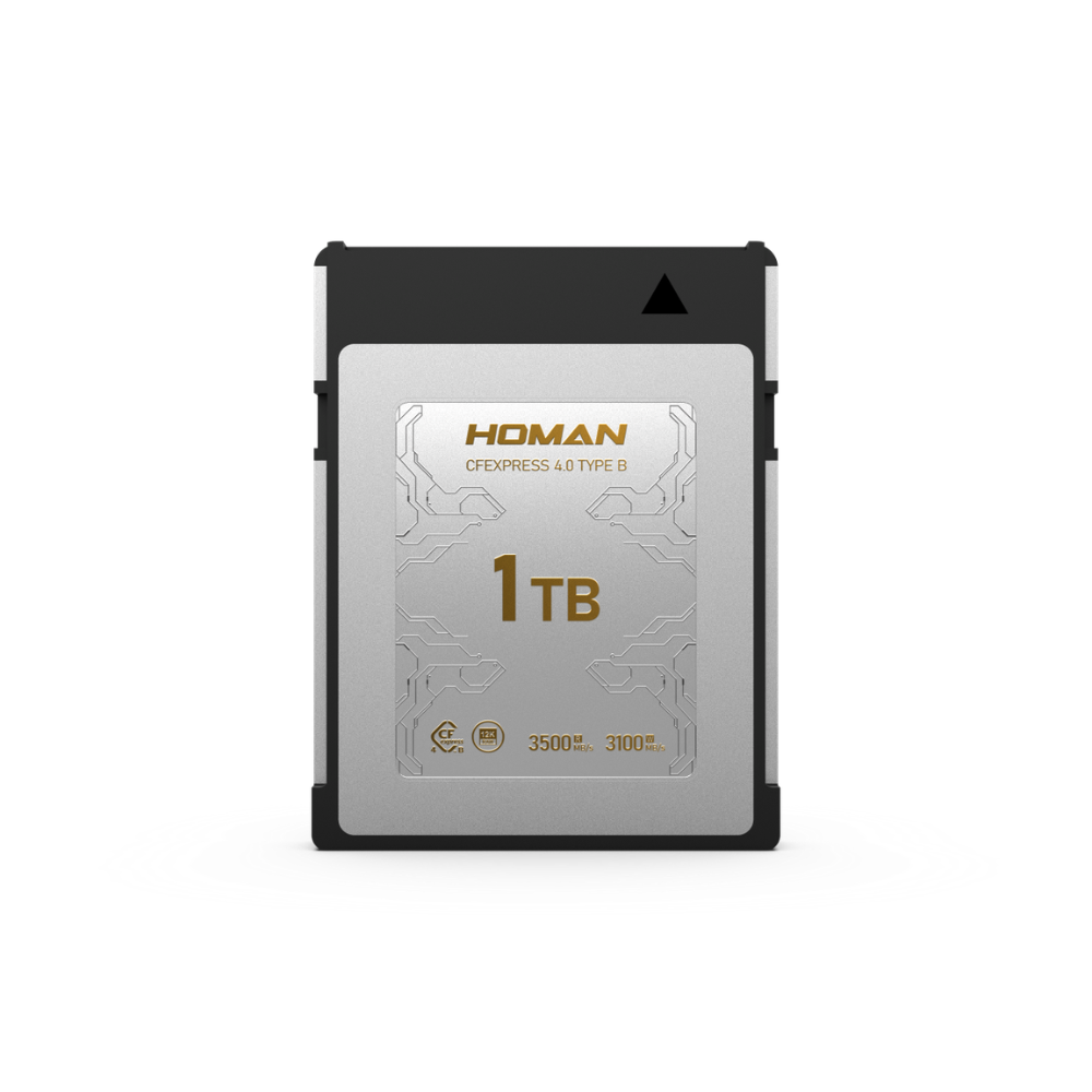 HOMAN 1TB 512GB 256GB CFExpress 4.0 Type B Memory Card VPG 400 12K RAW Support with 3500MB/s Read | up to 3100MB/s Write Speeds