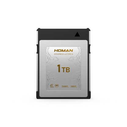 HOMAN 1TB 512GB 256GB CFExpress 4.0 Type B Memory Card VPG 400 12K RAW Support with 3500MB/s Read | up to 3100MB/s Write Speeds