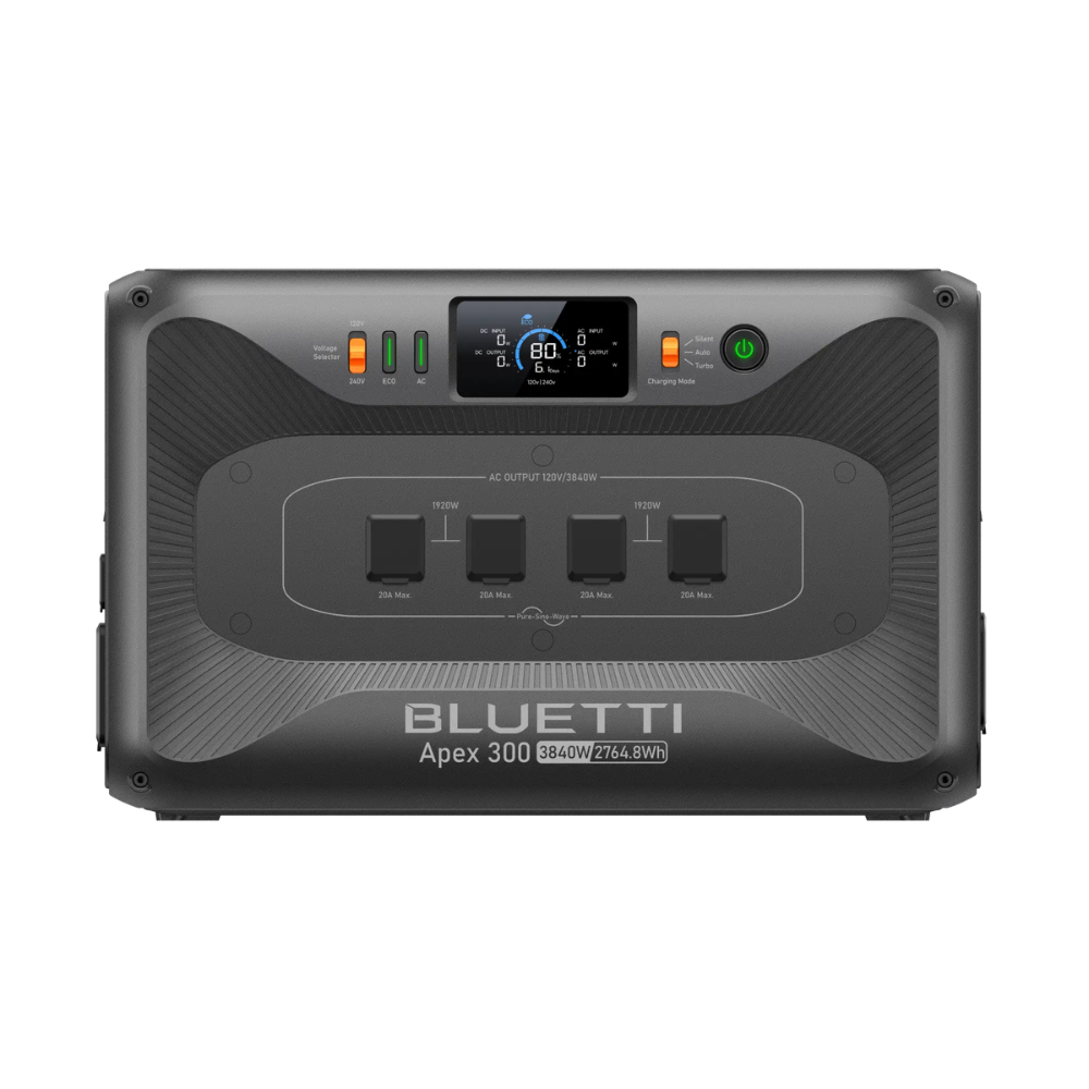 BLUETTI Apex 300 Portable Power Station 2764.8Wh 3840W Output | B300K 2,764.8Wh Expansion Battery