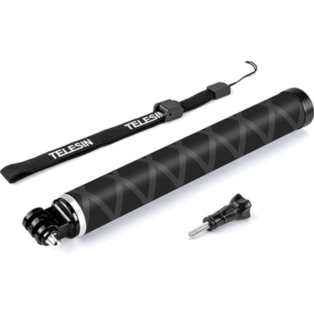TELESIN Extended 90cm Aluminum Selfie Stick Tripod Monopod Base Stand for Select GOPRO DJI Insta360
