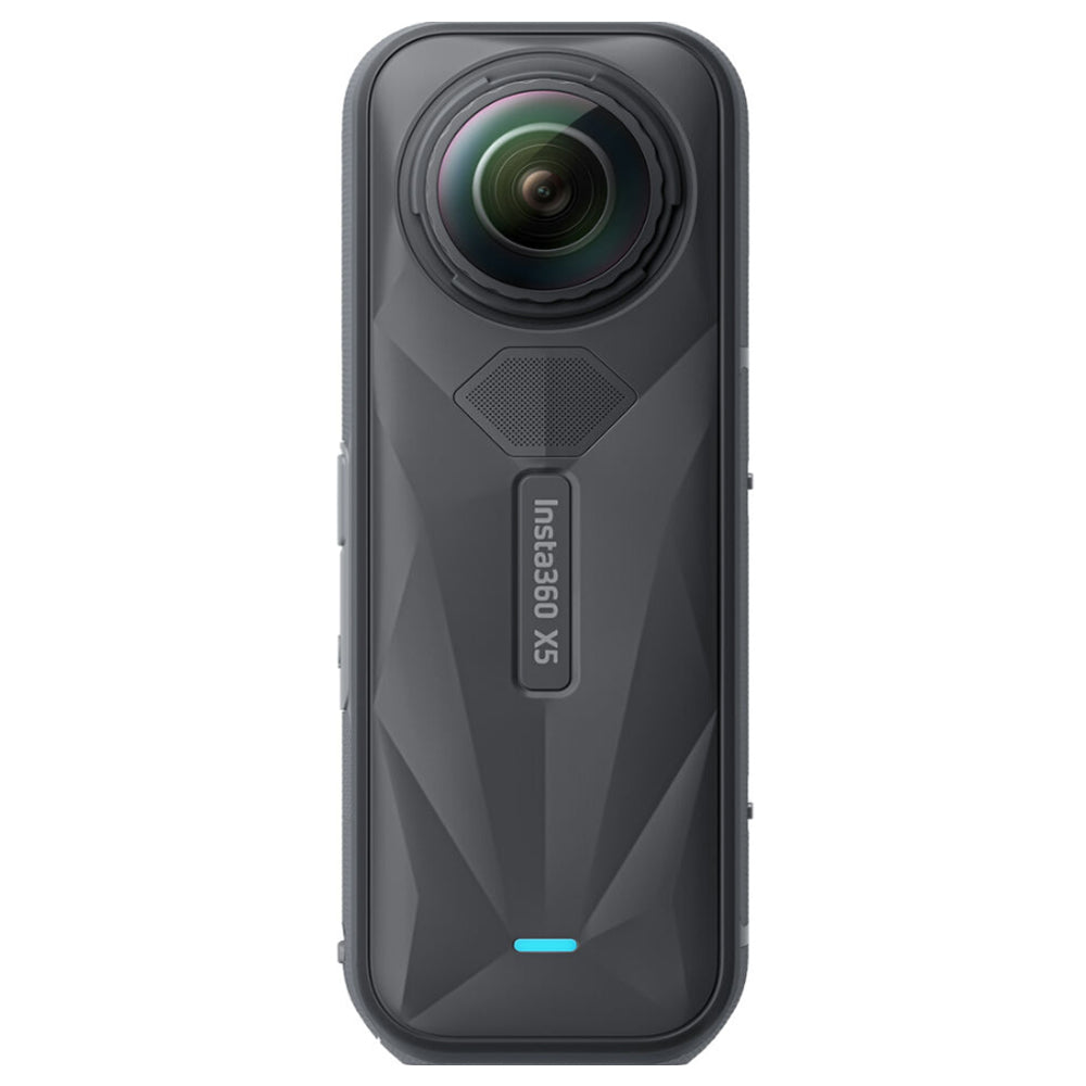 Insta360 X5 8K UHD 360° Action Camera Essential Bundle Kit with CMOS 72MP, Active HDR, Replaceable Lens, 49ft Waterproof, 2400mAh Max 185Mins Battery Life, Horizon Lock & Invisible Selfie Stick Effect for Content Creation & Videographers