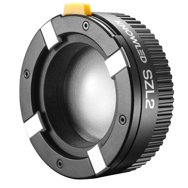 Godox KNOWLED SZL2 Zoom Lens for MS60BI and MS60R LED Lights with 15° to 30° Adjustable Beam Angle and Proprietary Mounting for Lighting and Studio Equipment