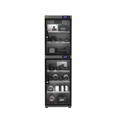 Hiniso 180L Electric Dry Cabinet Dehumidifier Digital Automatic Humidity Controller with Adjustable Shelves, LED LCD Display for Jewerly, Leather Bags, Electronics, DSLR and Mirrorless Camera, Lens, Photography Equipment Storage | AD-180S
