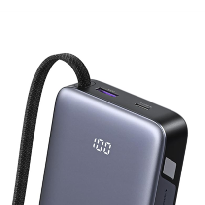 UGREEN Nexode 20000mAh 55W / 45W Fast Charging Power Bank with Built-In USB-C Cable