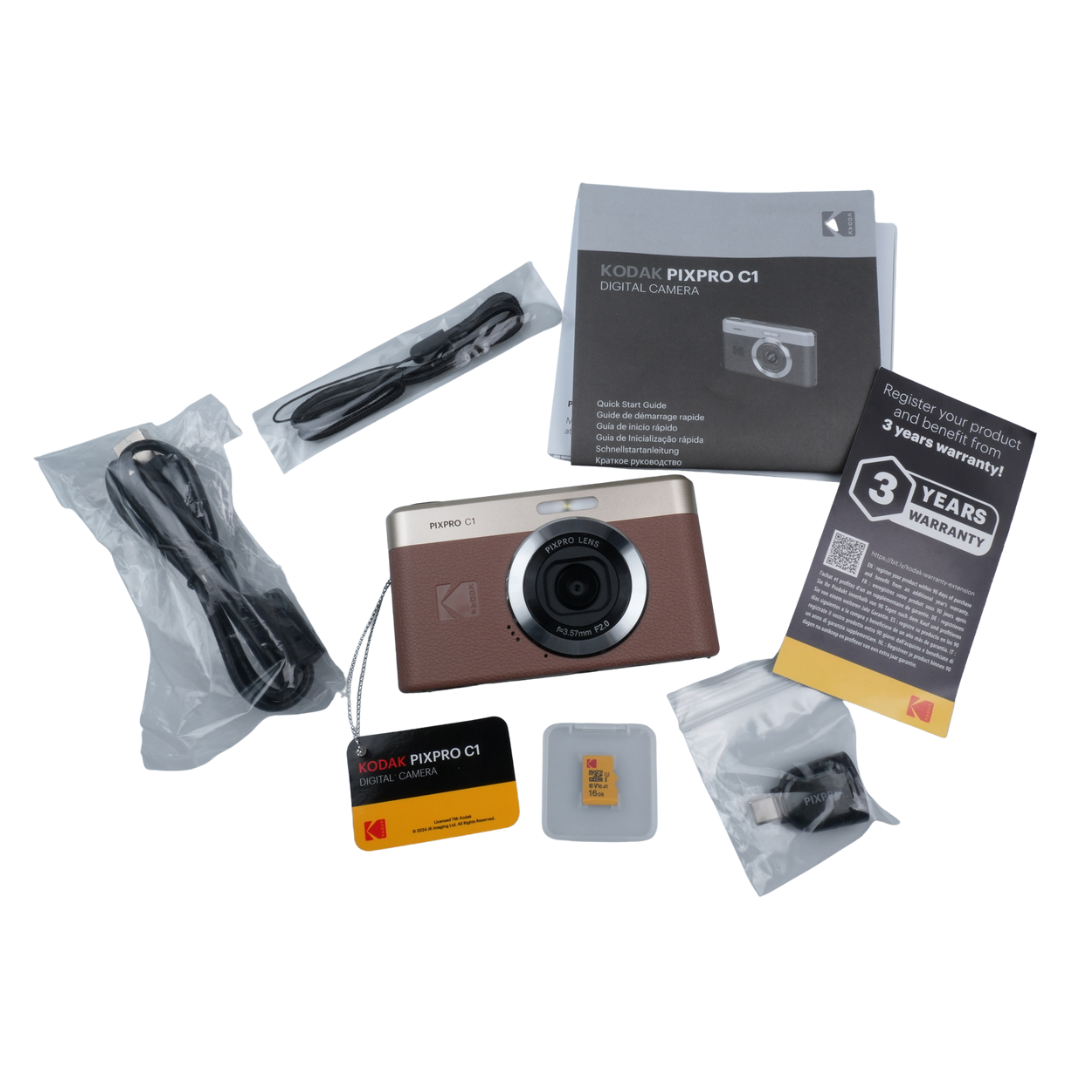 KODAK PIXPRO FZ55 Compact Digital Cameras with 13MP/16MP CMOS Sensors, Up to 5x Optical Zoom & 28mm Wide Angle Lens, Full HD Video, Rechargeable Li-Ion Battery