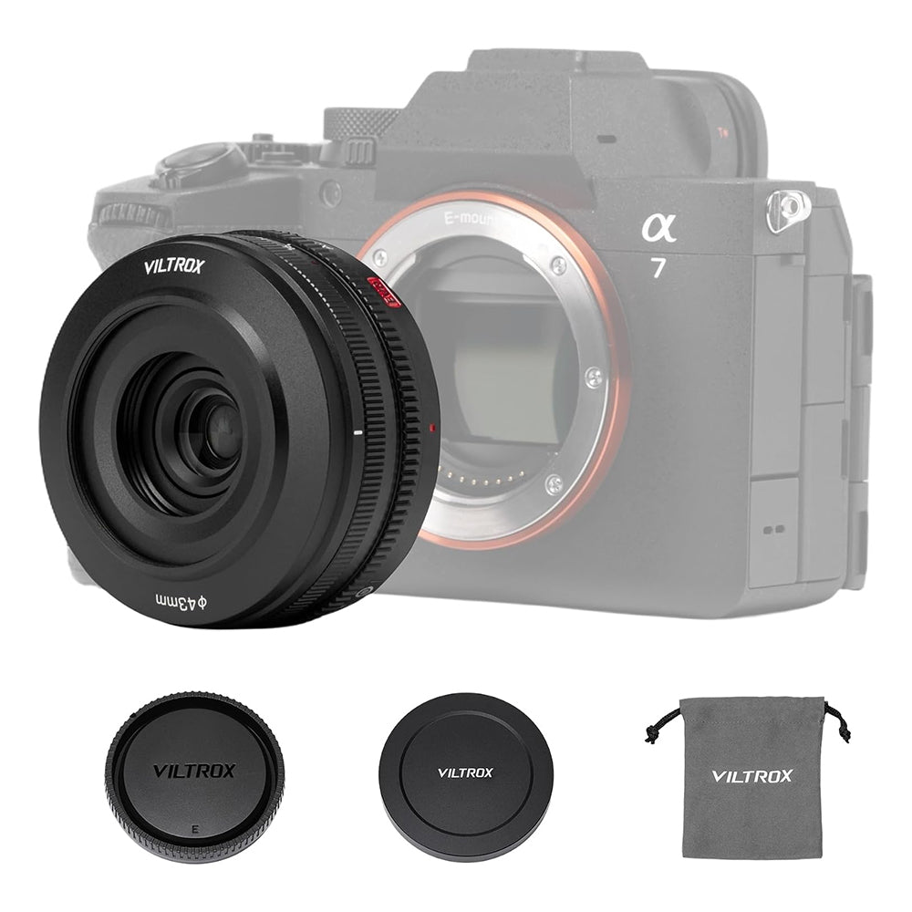VILTROX AF 26mm F2.8 Full Frame Autofocus Pancake Prime Lens Sony E & Nikon Z Mount