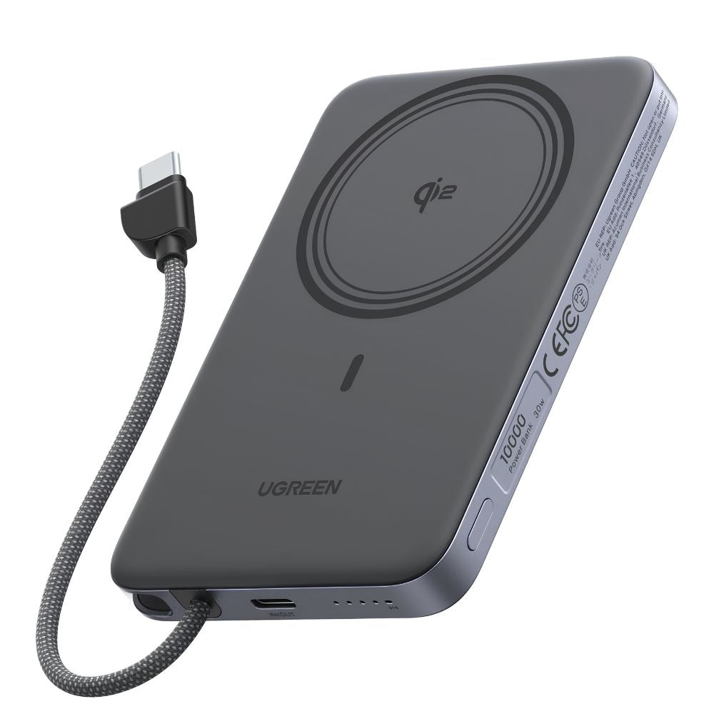 UGREEN MagFlow Air 10000mAh Magnetic Wireless Power Bank