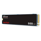 SanDisk SSD Plus 500GB M.2 NVMe PCIe 3.0 x4 Internal SSD Solid State Drive with 2400MB/s Read and 1500MB/s Write Speed, Windows 10 Compatible and Western Digital Dashboard Support