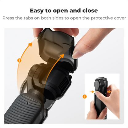 K&F Concept DJI Osmo Pocket 3 Camera Gimbal Cover and Lens Cap with Screen Protector, Lightweight, Compact Design, Dust-Proof and Scratch Resistant for Photography, Videography, Content Creation, Vlogging & Travel Accessory
