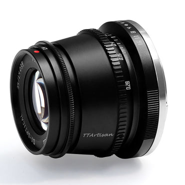 TTArtisan 35mm F/1.4 APS-C Format Canon EF-M Mount Prime Lens Large Aperture Sonr Optical Design Full Metal Body, MF Manual Focus, 11" Focus Distance, Clicked Aperture Ring for Smooth Bokeh & Low Light Photography | Black