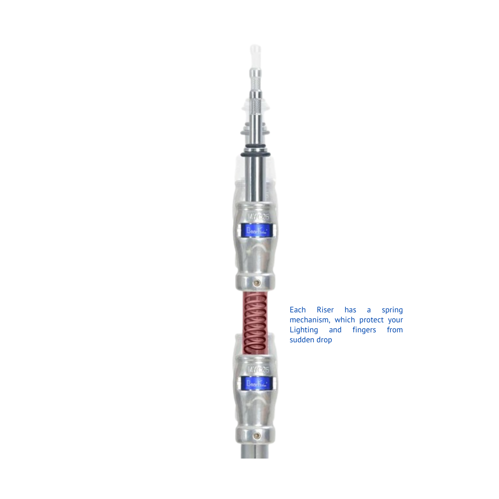 Dearkol DC-1 C-Stand with Unique Collar, Turtle Base & Detachable Leg