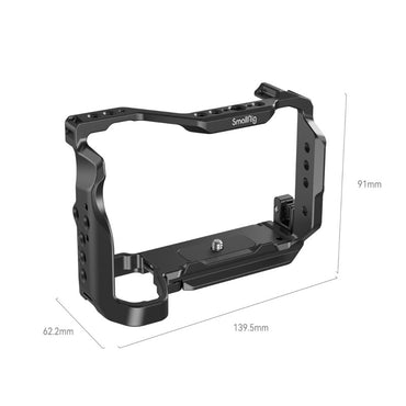 SmallRig Formfitting Camera Rig Cage Kit for Sony a6700 Alpha Series Mirrorless Camera with HDMI Cable Clamp, M2.5, 1/4"-20 and 3/8"-16 Screws & Threaded Mounting Holes, Built-In Arca-Swiss Base Plate, Cold Shoe Mount, NATO Rail | 4336