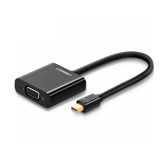 UGREEN Thunderbolt Mini DisplayPort to VGA Video Converter Adapter Cable with Gold Plated Connectors for PC, Laptop, TV, Display Monitor, Projector, MacBook, iMac, etc. | 10459
