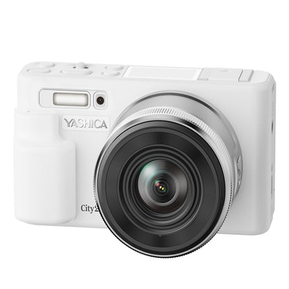 Yashica City 200 (DGC200) 13 Megapixel Point & Shoot Digital Camera CMOS Sensor, 10x Optical / 4x Digital Zoom, 4K Photo Video, 2.8" LCD Display, Max 256GB MicroSD Card Slot, 1250mAh Replaceable Battery & YASHICA App Support | Black, White