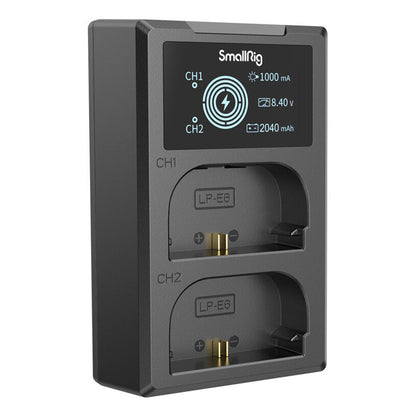 SmallRig Camera Battery Charger Kit For NP-FW50 | NP‑FZ100 | LP-E6NH | NP‑W235