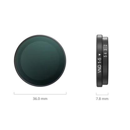 SmallRig DJI Osmo Nano Filter Kit - CPL, ND16, ND32, ND64 | 1/4 Black Mist 35mm | 5787 | 5788 | 5789 | 5871 | 5872