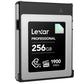 Lexar Professional 256GB 128GB CFexpress Type B Diamond CF Express Memory Card Compact Flash PCI-Express 3.0 / NVMe with VPG 400MB/s, 8K 4K 6K RAW ProRes HQ Video, Backward Compatible with XQD Cameras, 1900MB/s Read, 1700MB/s Write Speeds