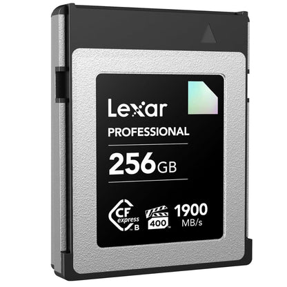 Lexar Professiol 256GB 128GB CFexpress Type B Diamond CF Express Memory Card Compact Flash PCI-Express 3.0 / NVMe with VPG 400MB/s, 8K 4K 6K RAW ProRes HQ Video, Backward Compatible with XQD Cameras, 1900MB/s Read, 1700MB/s Write Speeds
