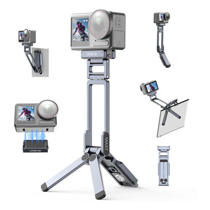 Ulanzi MA37 Quick Release Mini Tripod with Magnetic Mount for DJI Osmo Action 5 Pro / 4 / 3