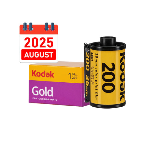 KODAK Gold 200 135 35mm Color Print Negative Film with 36 Exposures Shots, Process C-41 for Film Photography
