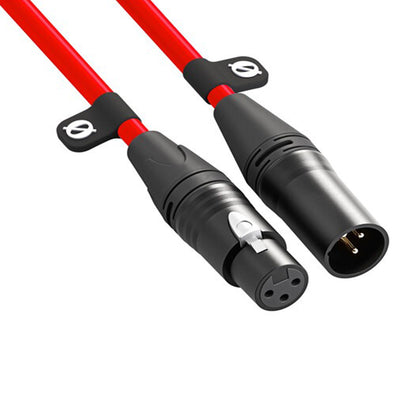 RODE Premium XLR Cable Male to Female (3 meters / 6 meters) with Professiol-grade Care Cabling and Neutrik Connectors - Extremely Low Noise with Ultra-clean Sigl Transfer for Microphones to Audio Equipment