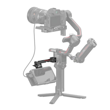 SmallRig Monitor Mount with NATO Clamp, Top & Bottom Shoe Mounts, 1.5kg Load Capacity and Tilt-Adjustable Thumbscrew Mount for DJI RS 2 & RSC 2 Gimbals 3026B