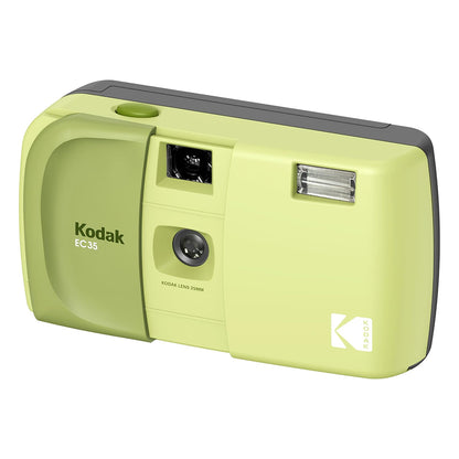 KODAK EC35 35mm Reusable Point & Shoot Film Camera with 25mm Wide-Angle Lens & Built-in Flash