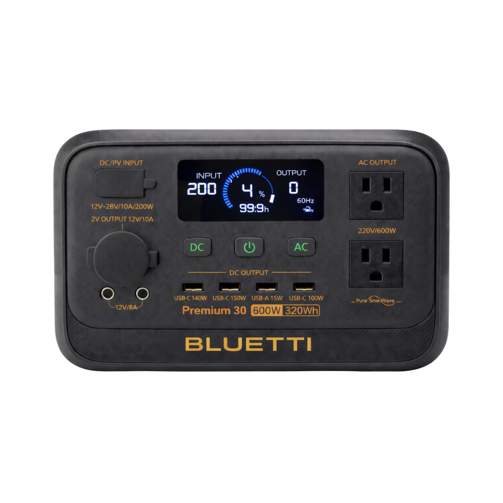 BLUETTI Premium 30 V2 600W Portable Power Station