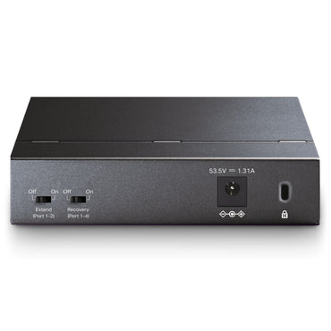 TP-Link 5 Port Gigabit Desktop PoE+ RJ45 High-Power Network Switch Hub Plug and Play with up to 250m Data and Power Transmissian via Extend Mode | TL-SG1005P