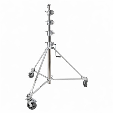 Dearkol MFD-6000 Cine Hand Crank Stand, 565cm Max Height, 65kg Load, Braked Wheels