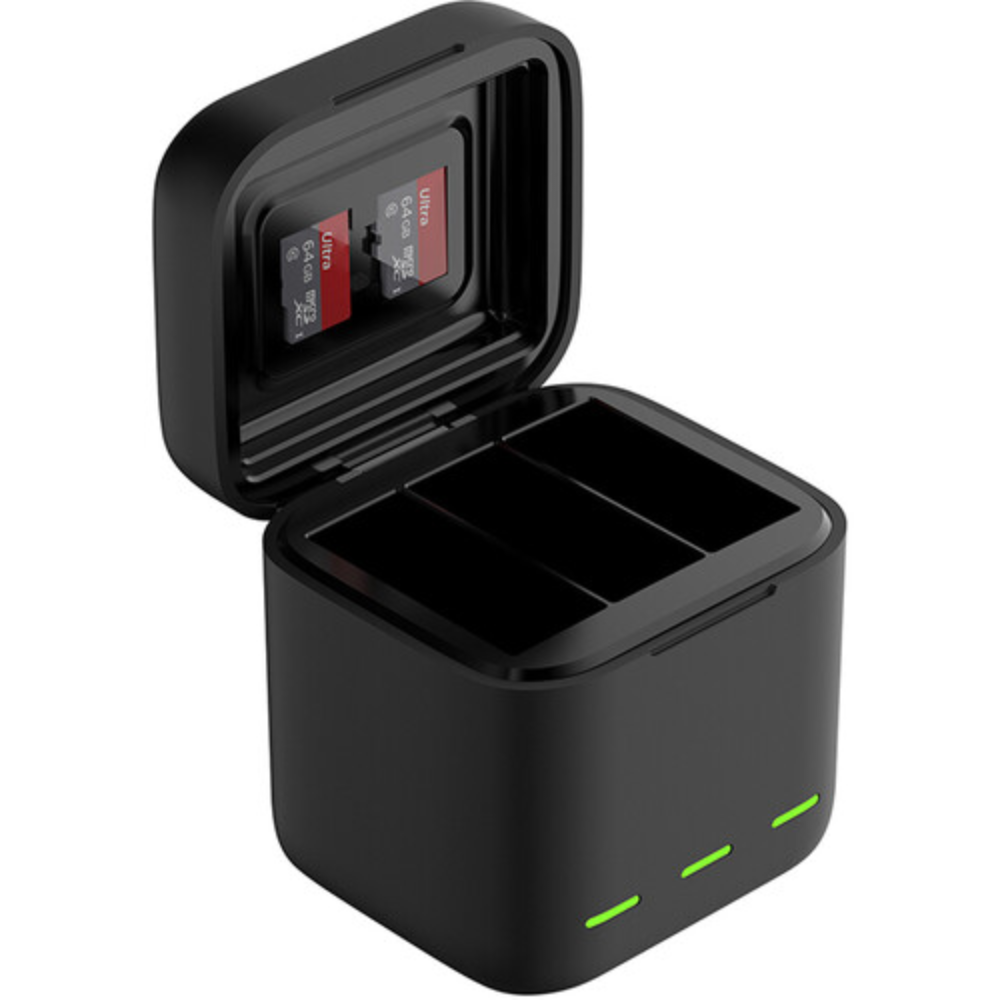 TELESIN GOPRO HERO 13 Black Triple Bay USB-C Charging Box Case / 1950mAh Rechargeable Battery for Action Cameras