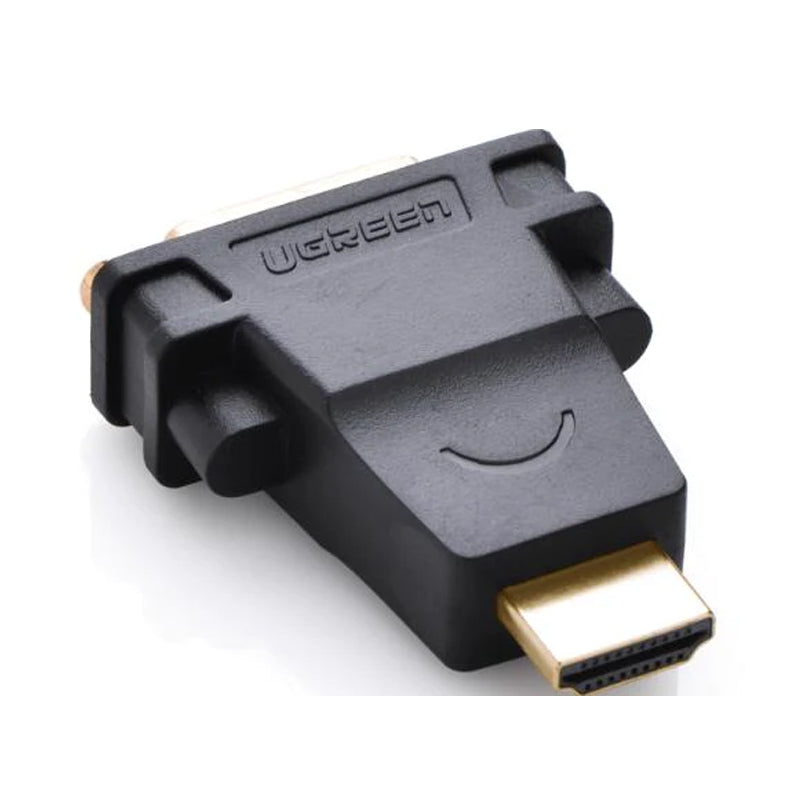 UGREEN HDMI Male to DVI (24+5) Female Adapter 1080p Converter Connector for PC, Desktop Computer, Projector, TV, Display Monitor, etc. | 20123