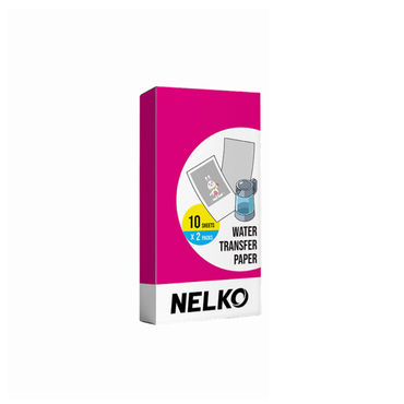 NELKO 20 Sheets 2x3" Water Transfer Print Paper for PP03 / FLOW Inkjet Printer with Coated Water Transfer Finish