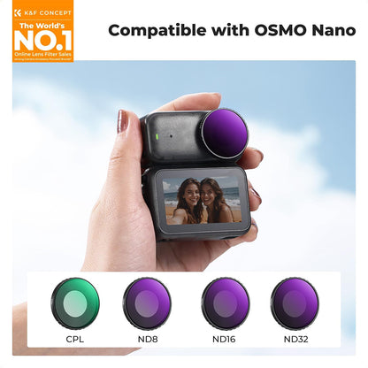 K&F Concept Nano-Xcel Series Filter Set for DJI Osmo Nano