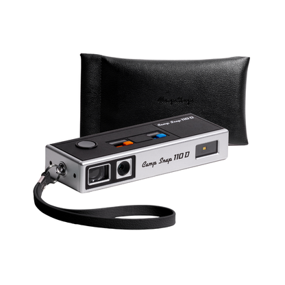 Camp Snap 110D Vintage Style Retro Screen-Free Digital Camera | Black in Black, Dreamsicle