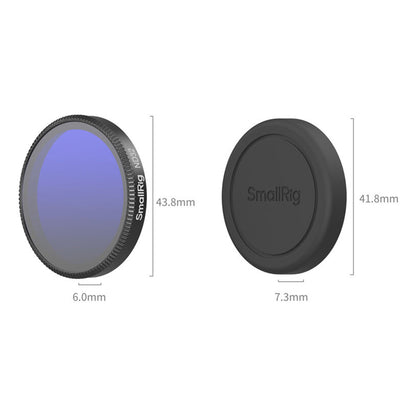 SmallRig DJI Osmo Action 6 Lens Filter Kit ND8 / ND16 / ND32 / CPL / Black Mist 1/4 / UV Ultraviolet