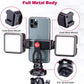 Ulanzi ST-10 Adjustable Smartphone Holder Tripod Mount fits 2.2 to 3.1" Phones, 360 Degree Rotation, Cold Shoe and 1/4"-20 Female Thread, Forward and Backward Tilt