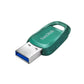 SanDisk Ultra Eco 64GB 128GB 256GB USB A 3.2 Gen 1 Flash Drive with 100MB/s Read Speed and RescuePRO Deluxe Support