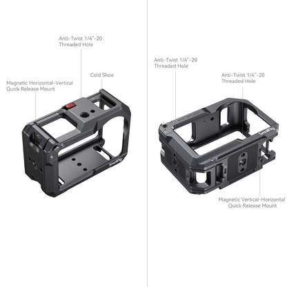 SmallRig Camera Cage for DJI Osmo Action 5 PRO 4 3