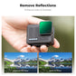 K&F Concept Nano-X Series PL Polarizer + ND4 8 16 Neutral Density Lens Filter Set for GoPro HERO 4K Action Camera with 2 to 4 Light Stops, Glare Reduction, 28 Multi-Layer Coated AGC Optical Glass, Water, Dust, Oil and Scratch Resistant