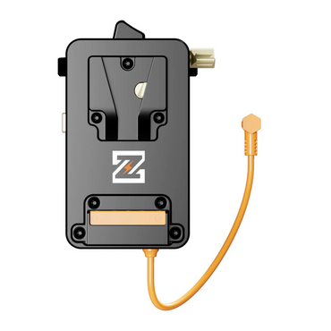 ZGCINE VM-VP5 V-Mount Battery Plate for Sony FX6 Camera with Regulated 19.5V Output, BPU Hot Swap, 1 USB-C, 3 D-Tap Ports, 180 Degrees Rotating Bracket, PD Fast Charging and 19.5V Power Cable