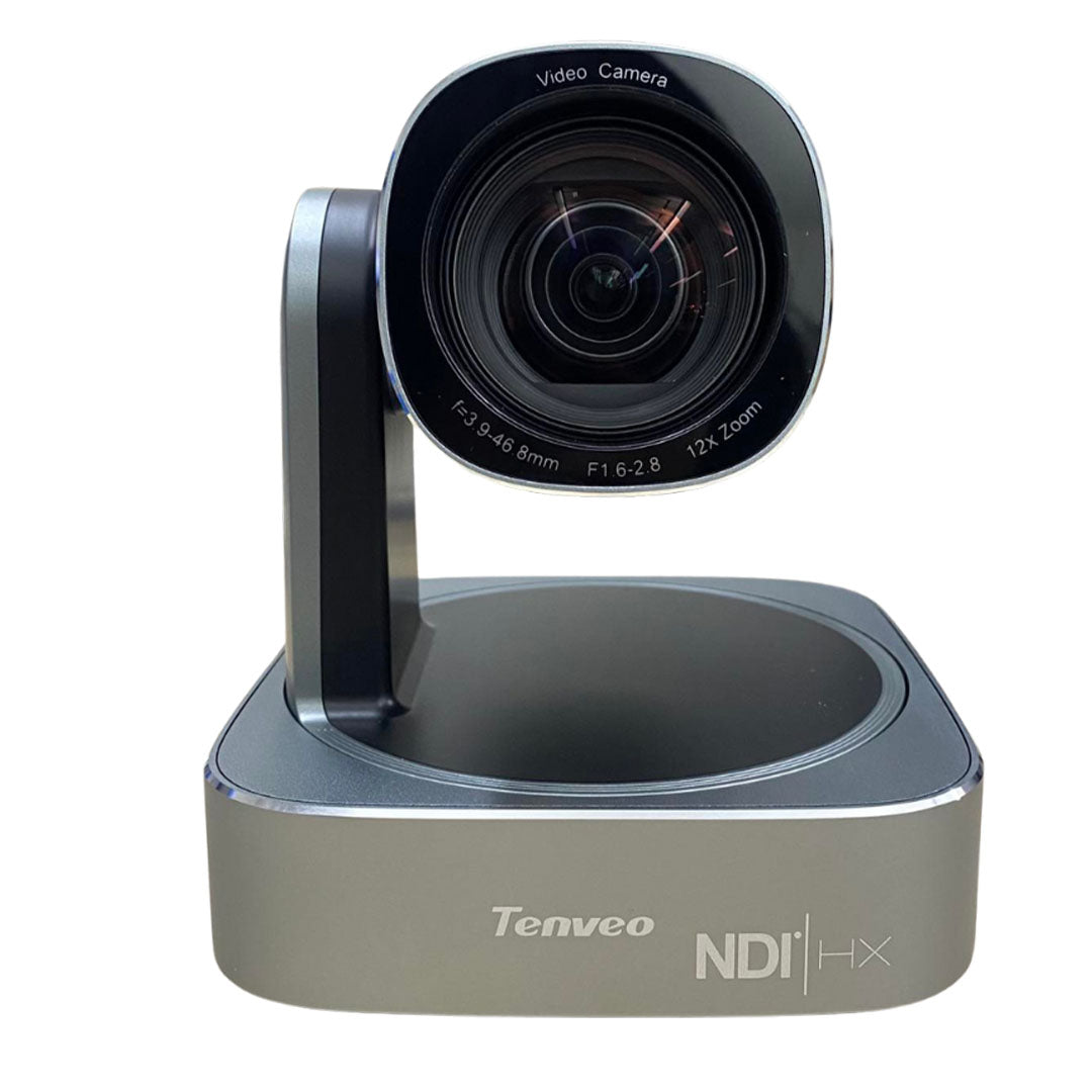 Tenveo TEVO VLOOP 12U NDI HX 4K UHD USB C 12X Optical Zoom PTZ Live Streaming Camera with HDMI / RJ45 PoE / RS485 / RS232 for Video Conference Meeting, Live Streaming and Broadcast