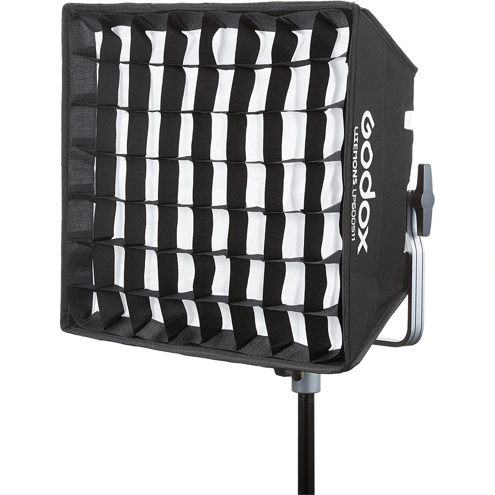 Godox Square Softbox with Grid for LP400R/Bi LP600R/Bi LP1200R/Bi LITEMONS Bi-Color / Full RGB LED Light Panels with Soft, Diffused Light Quality, Lighting and Studio Equipment