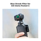 K&F Concept DJI Osmo Pocket 3 Magnetic Blue Streak Lens Filter with Camera Screen Protector - Made with Multi-Coated Optical Glass & Ultra-thin Aluminum Frame