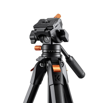 K&F Concept 185cm /160cm Aluminum Travel Tripod with 360 degrees Ball Head / Fluid Head