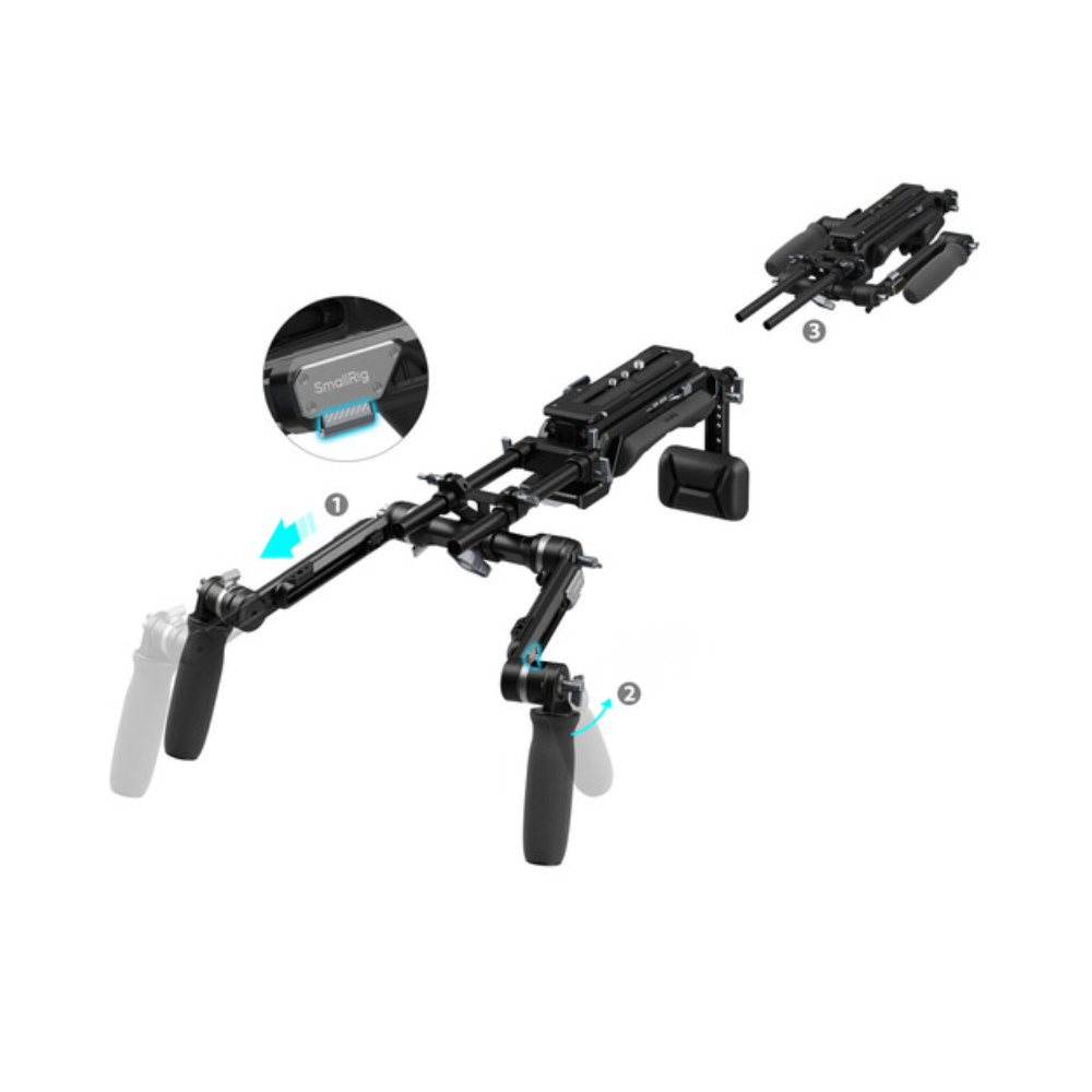 SmallRig SR009 HawkLock VCT-14 Type Shoulder Rig | 5199