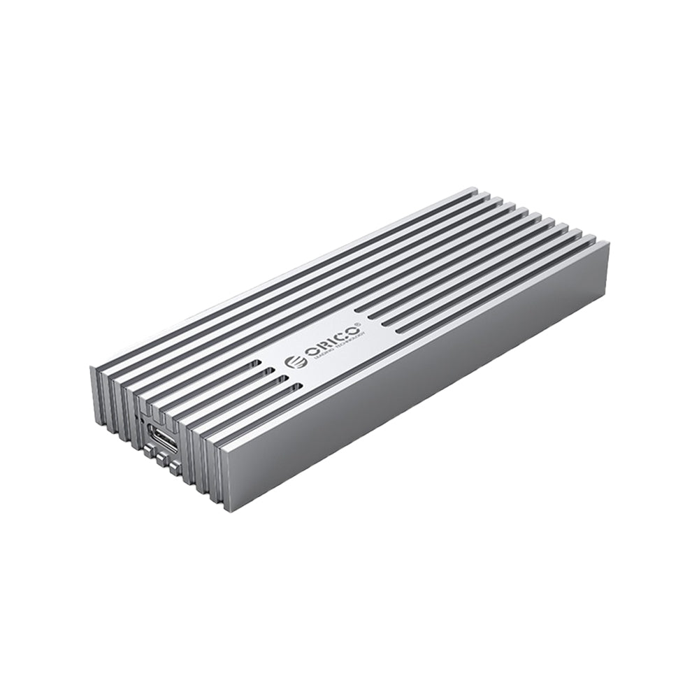 ORICO M.2 NVME SSD Solid State Drive Enclosure with USB 3.2 Gen2 x2 Interface, 20Gbps Transfer Rate, 4TB Max Capacity with PCIe 3.0, TRIM and UASP Function for Smartphone PC Desktop Laptop | M233C3-G4 | Gray, Rose Gold, Silver
