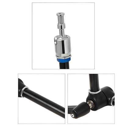 Dearkol Articulated Magic Grip Arm 1/4"-20, Plum / Straight Knobs, 4kg Load | MB-42, MB-42B