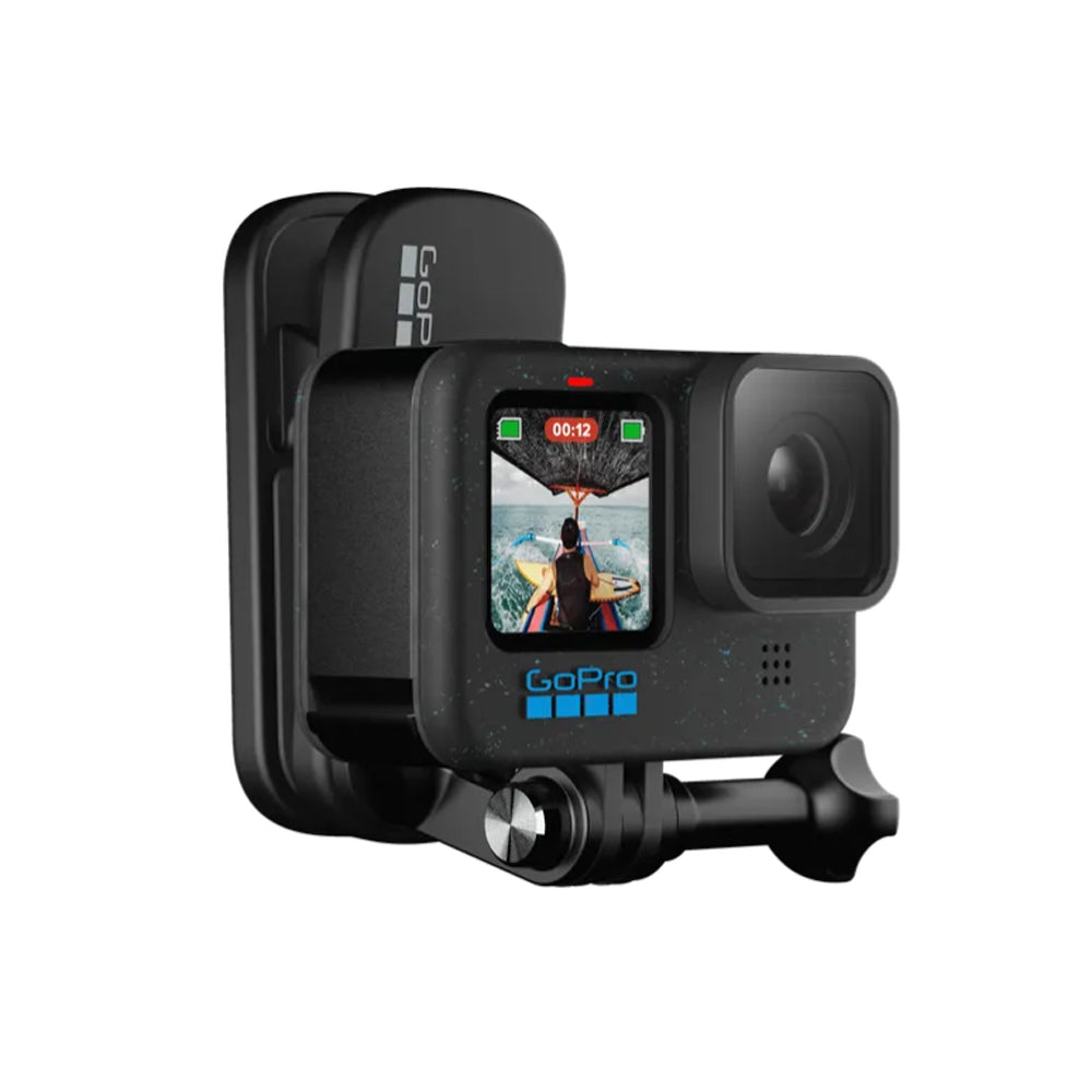 GoPro Magnetic Swivel Clip Mount with 360 Degree Rotation for HERO 12 / 11 / 11 Mini / 10 / 9 / 8 BLACK Action Camera | ATCLP-001